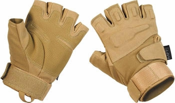 Max Fuchs Pro Fingerless Taktische Handschuhe coyote tan
