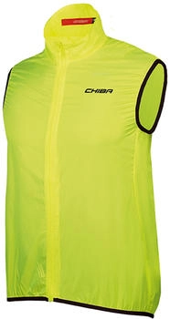 Chiba Fahrrad-Weste Windblocker Safety neongelb