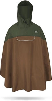 Normani Regenponcho Cherrapunji oliv braun