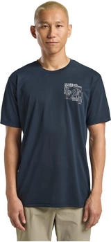 Jack Wolfskin vonnan graphic t explore midnight sky T0242