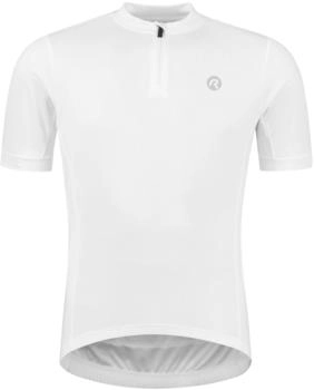 Rogelli Radtrikot Kurzarm Core Kids weiß