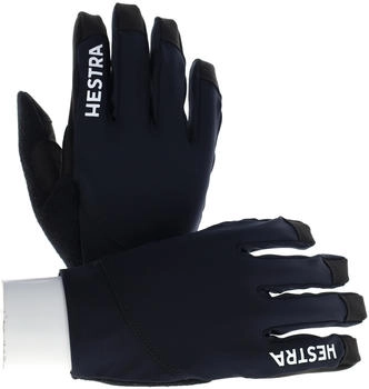 Hestra Spiro Long Handschuhe schwarz grau