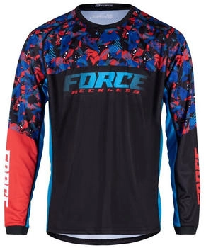 Force MTB Jersey Downhill Trikot reckless rot schwarz