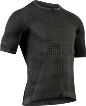 X-Bionic Xceed Ride Jersey SS Herren x schwarz grau B130