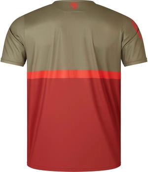 Endura SingleTrack Core II Kurzarmtrikot grün rot