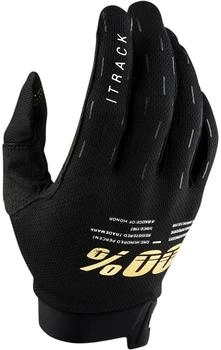 100% MTB-Handschuhe iTrack schwarz kinder