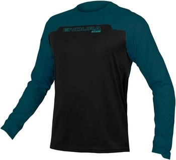 Endura MT500 Burner Trikot Langarm blau BarraBlue