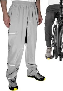 Valkental Ultimative Fahrrad Regenhose schwarz vollreflektierend