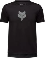 Fox Kids MTB Jersey Kurzarm Ranger S Fox Head - Schwarz