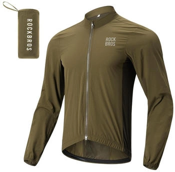 Rockbros Windjacke Fahrradjacke Ultraleichte Braun