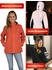 Valkental 3-in-1-Funktionsjacke reflektierend rot