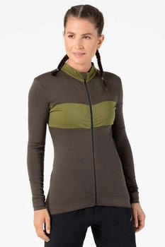 Super Natural Fahrradtrikot 'Gravier' braun
