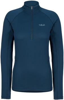Rab Sonic Zip Longsleeve blau schwarz