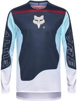 Fox 33438-329, Fox Flexair Elevated L/S Herren Bikeshirt-Dunkel-Blau-M, Kostenlose
