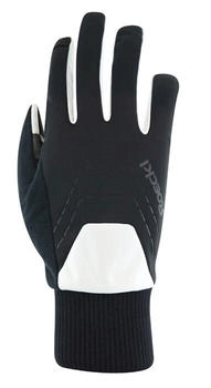Roeckl Rofan Winterhandschuhe lang schwarz wei&szlig; 2026