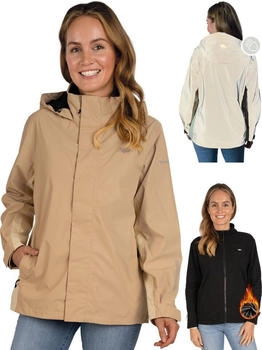 Valkental 3-in-1-Funktionsjacke Damen beige