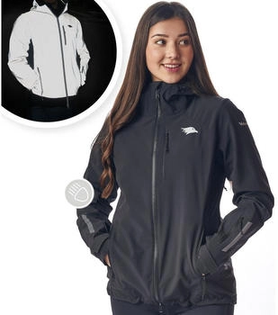 Valkental Funktionsjacke reflektierend schwarz