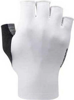Shimano Advanced Kurze Handschuhe weiß