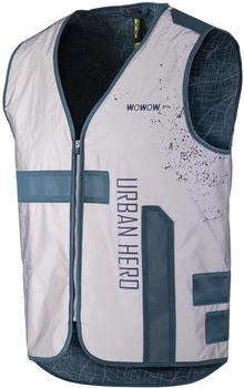 Wowow Urban Hero Full Reflective Weste blau grau