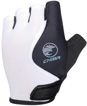 Chiba Lady Air Plus Kurzfinger Fahrradhandschuhe black white