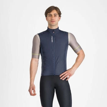 Castelli Fly Direct Vest Fahrradweste twilight blau silbergrau
