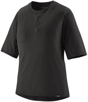 Patagonia Cap Cool Trail Bike Henley Radtrikot (24442BLK) schwarz