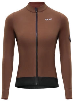 Rockbros TVI Radtrikot Langarm Warm Winddicht Winter braun