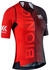 X-Bionic Dragonfly 5G Radsport Kurzarm Trikot mit Reißverschluss (DO-BT16S23W-R018) rot/schwarz
