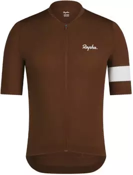 Rapha Core Lightweight S/S Bike Shirt (RPH-COR05XX-FDW) dunkel-rot/mahogany/white
