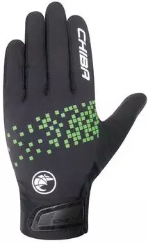 Chiba Downhill Youth Fahrrad Handschuhe lang (3057125-1026) schwarz/grün