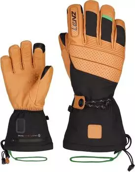 Lenz Heat Glove 9.0 beheizte Handschuhe (1211-11) hellbraun/schwarz