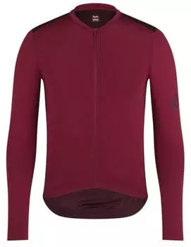 Rapha Pro Team Lightweight Bikeshirt Langarm rot/bordeaux