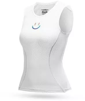 Rockbros Schnelltrocknendes Radsport-T-Shirt aus 3D-Stoff (B-7073) weiß