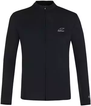 Protest Prtbrasvel Langarm-Fahrradtrikot true black