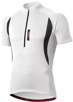 MEETWEE Radtrikot Kurzarm weiß