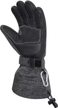 Chiba Alpin Pro wasserdichte winddichte Radsport-Handschuhe schwarz/dunkelgrau