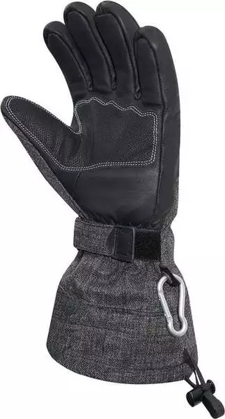 Chiba Alpin Pro wasserdichte winddichte Radsport-Handschuhe schwarz/dunkelgrau