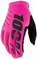 100% HDP-33307192, 100% Motocross Handschuhe 100% Brisker neon pink XXL