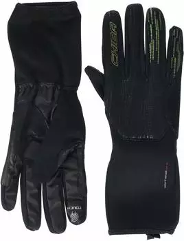 Chiba Softshell Finger Radhandschuhe winddicht mit Touchfunktion schwarz