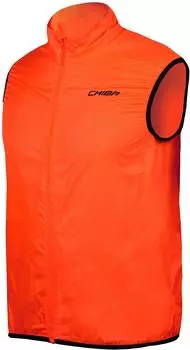 Chiba Windblocker Fahrrad-Weste (3561022-45-L) neonorange