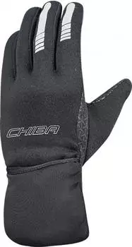 Chiba Polartec XP Advanced Radhandschuhe mit Windüberzug schwarz