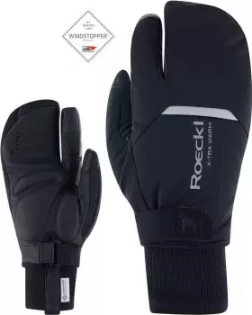 Roeckl Villach 3 Lobster Winter Fahrrad Handschuhe lang schwarz – Durchdachte Wärmeisolierung für mehrere Radsportarten