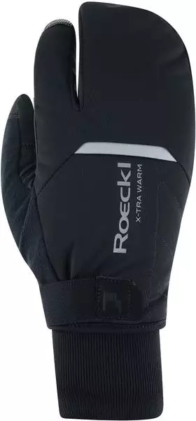 Roeckl Villach 3 Lobster Winter Fahrrad Handschuhe lang schwarz