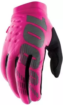 100% Brisker Lange Handschuhe Herren (336262502) pink/schwarz