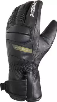 Chiba Black Diamond wasserdichte Winter-Radhandschuhe schwarz