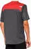 100% Airmatic Jersey Kurzarm carbón/rot racer