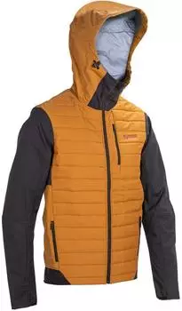 Leatt 3.0 Trail Wind Jacke widerstandsfähig mit anpassbarem Hood-System braun/orange