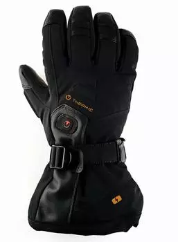 Therm-ic Beheizte Lederhandschuhe ultra-warm isoliert winddicht wiederaufladbar (T46-1200-001_BK_05) schwarz