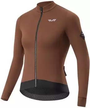 Rockbros TVI Radtrikot Langarm Warm Winddicht Winter (YDWT018) braun