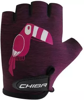 Chiba Cool Kids Fahrradhandschuhe Griptec-Innenhand violett